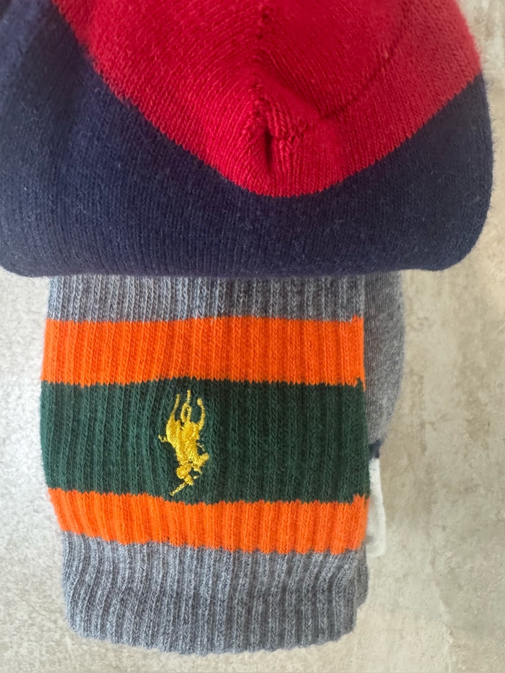 Polo Ralph Lauren 3-pk Multi Stripe Crew Socks - Picture 4 of 8